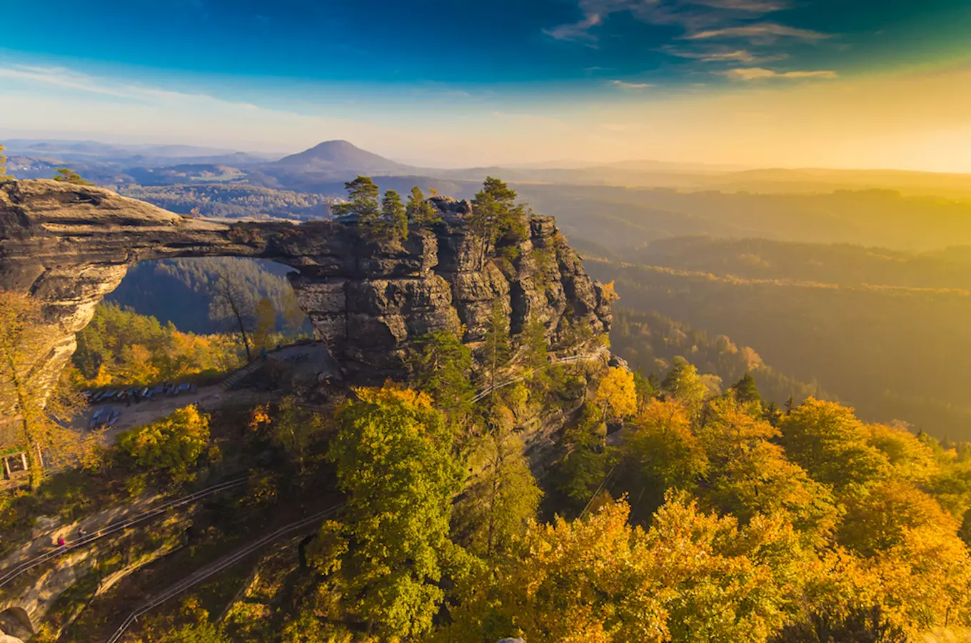 Bohemian Switzerland Pravcicka Brana sandstone arch hike