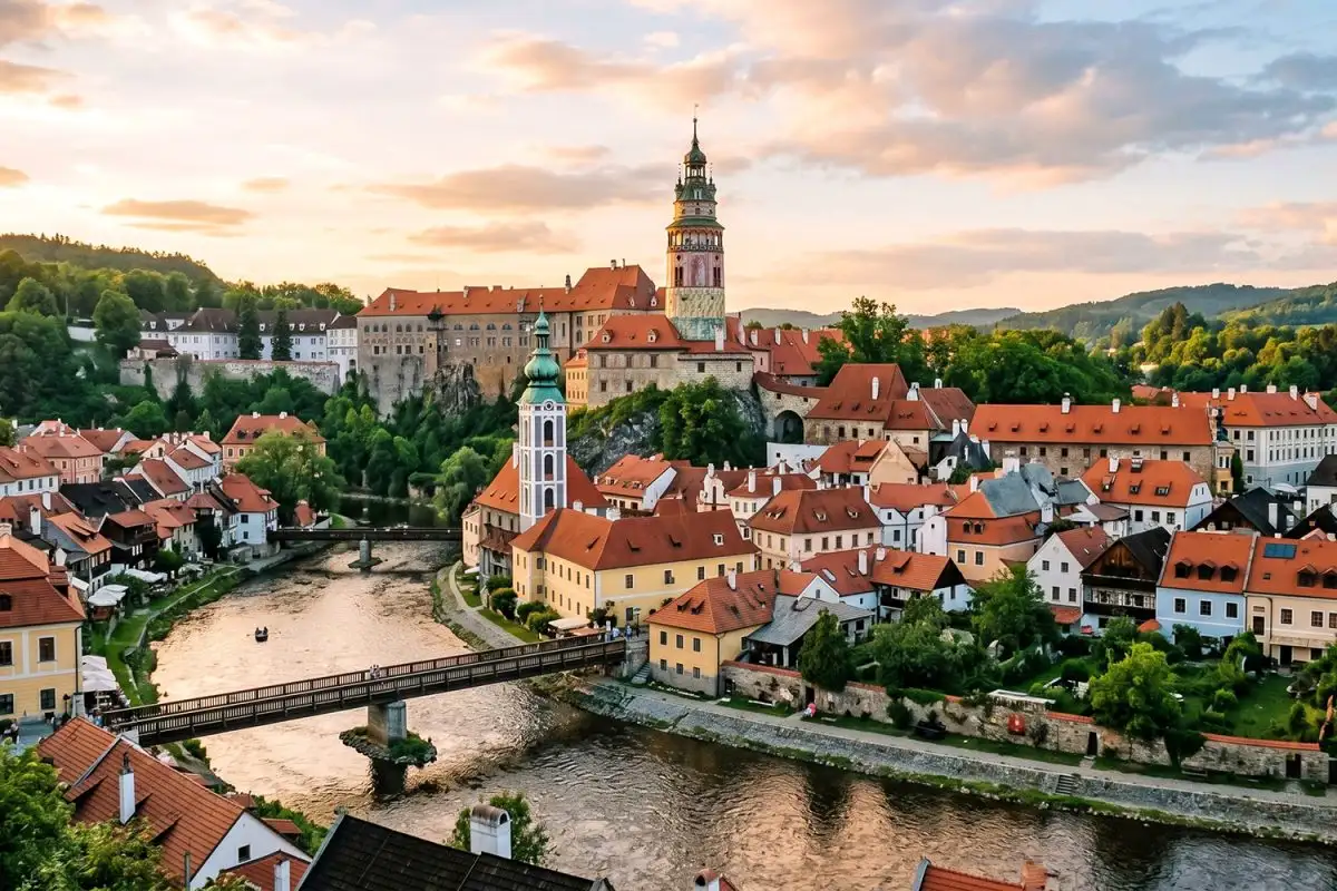 Cesky Krumlov historic town guide